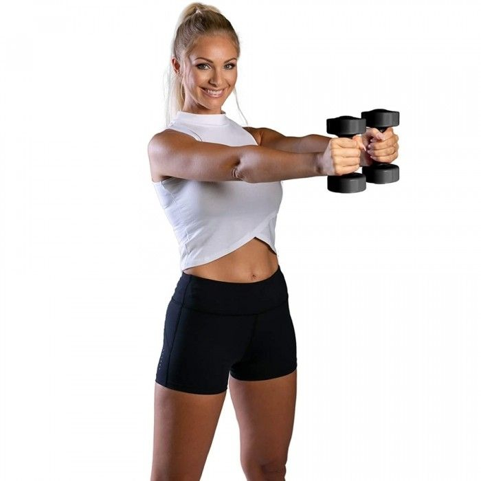 SET GANTERE 2X4KG NEGRU THEWAY FITNESS [3]