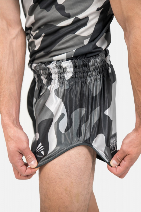 SHORT KICKBOXING ARMURA CAMO BLACK [3]