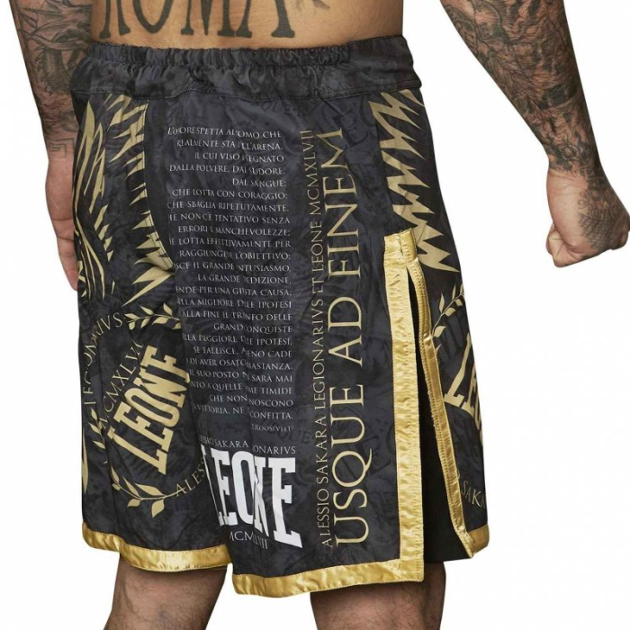 SHORT MMA LEONE LEGIONARIUS II NEGRU [2]