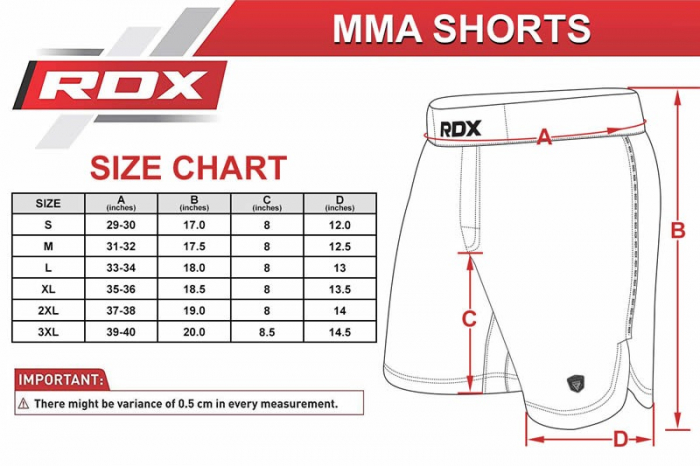 SHORT MMA RDX T15 GRI [4]