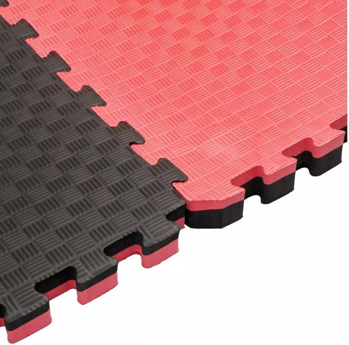 TATAMI PUZZLE ARTE MARTIALE  NEGRU/ROSU100X100X2,5CM [2]