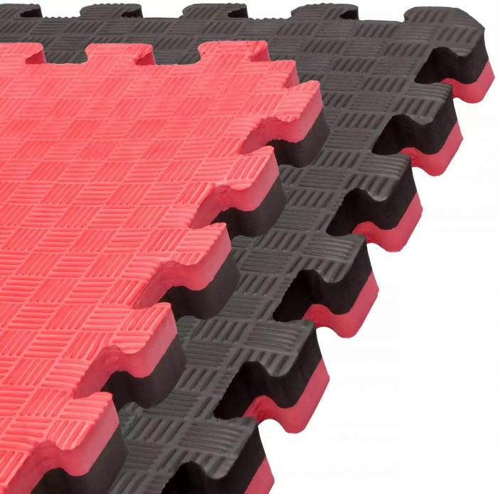 TATAMI PUZZLE ARTE MARTIALE  NEGRU/ROSU100X100X2,5CM [1]