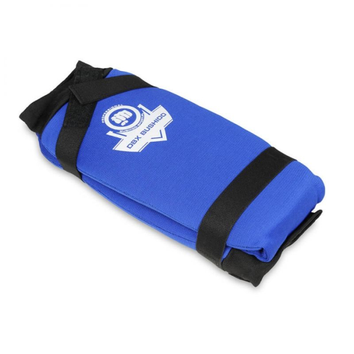TIBIERE CIORAP CU VELCRO SUS SHIRUDO ALBASTRE [2]