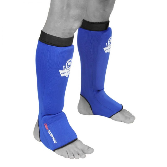 TIBIERE CIORAP CU VELCRO SUS SHIRUDO ALBASTRE [3]