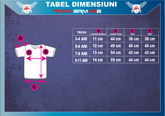 TRICOU ARMURA ROSU COPII [2]