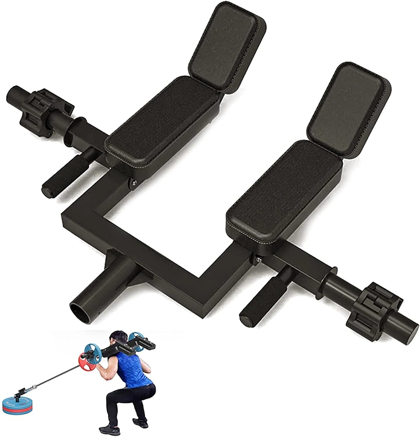Gantere/Bare /Kettlebel - ACCESORIU FITNESS LANDMINE HEAVY DUTY PT BARA OLIMPICA