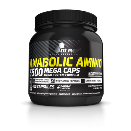 Proteine & Aminoacizi - ANABOLIC AMINO 5500 MEGA CAPS – 400 caps.