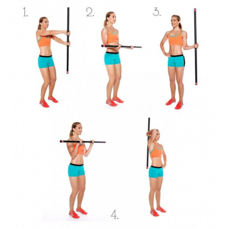 BARA DE EXERCITIU PENTRU TONIFIERE 1 - 5 KG [2]