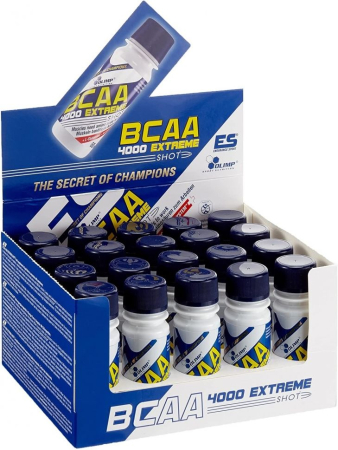 Suplimente pt Masa Musculara - BCAA 4000 EXTREME SHOT  - 20 x 60ml