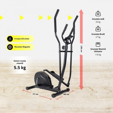 BICICLETA ELIPTICA TECHFIT E250N [5]