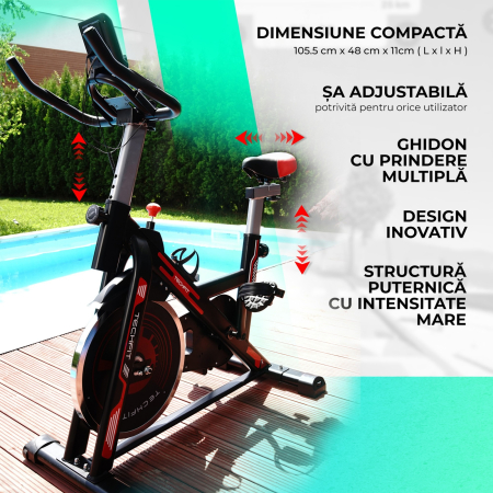 BICICLETA SPINNING TECHFIT [3]