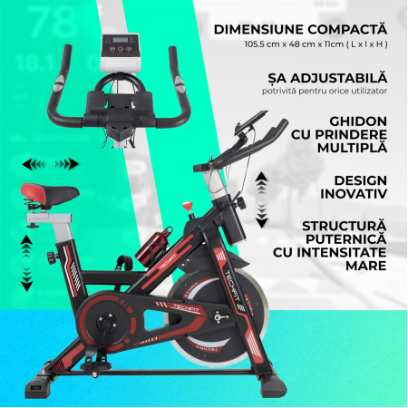 BICICLETA SPINNING TECHFIT [2]