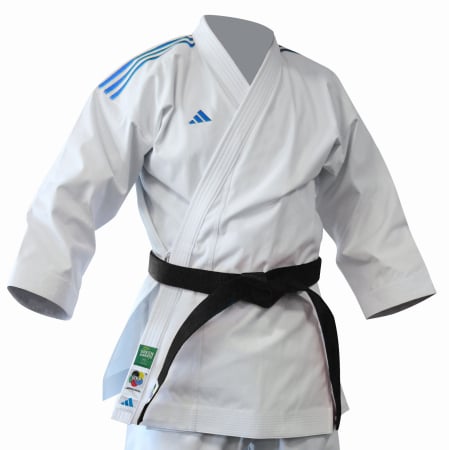 ArteMartiale/Karate/Kickboxing - BLUZA KIMONO ADIDAS SHORI KATA CU DUNGI ROSII/ALBASTRE