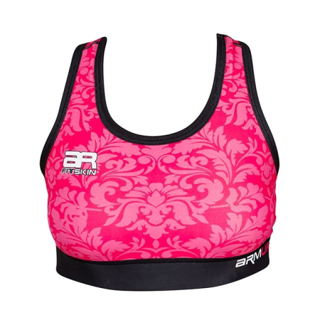 Gym / Fitness - BUSTIERĂ ARMURA FITSKIN PINK
