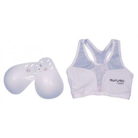BUSTIERA /PROTECTIE PIEPT MASIBO SPORT ALBA [1]