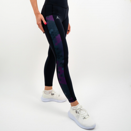 Echipament compresie - COLANTI DAMA FITSKIN BLACK