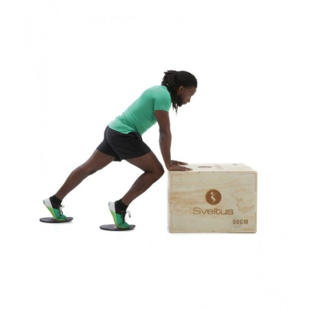 Accesorii Fitness - CUTIE PLIOMETRICA DIN LEMN  50X60X70 CM SVELTUS