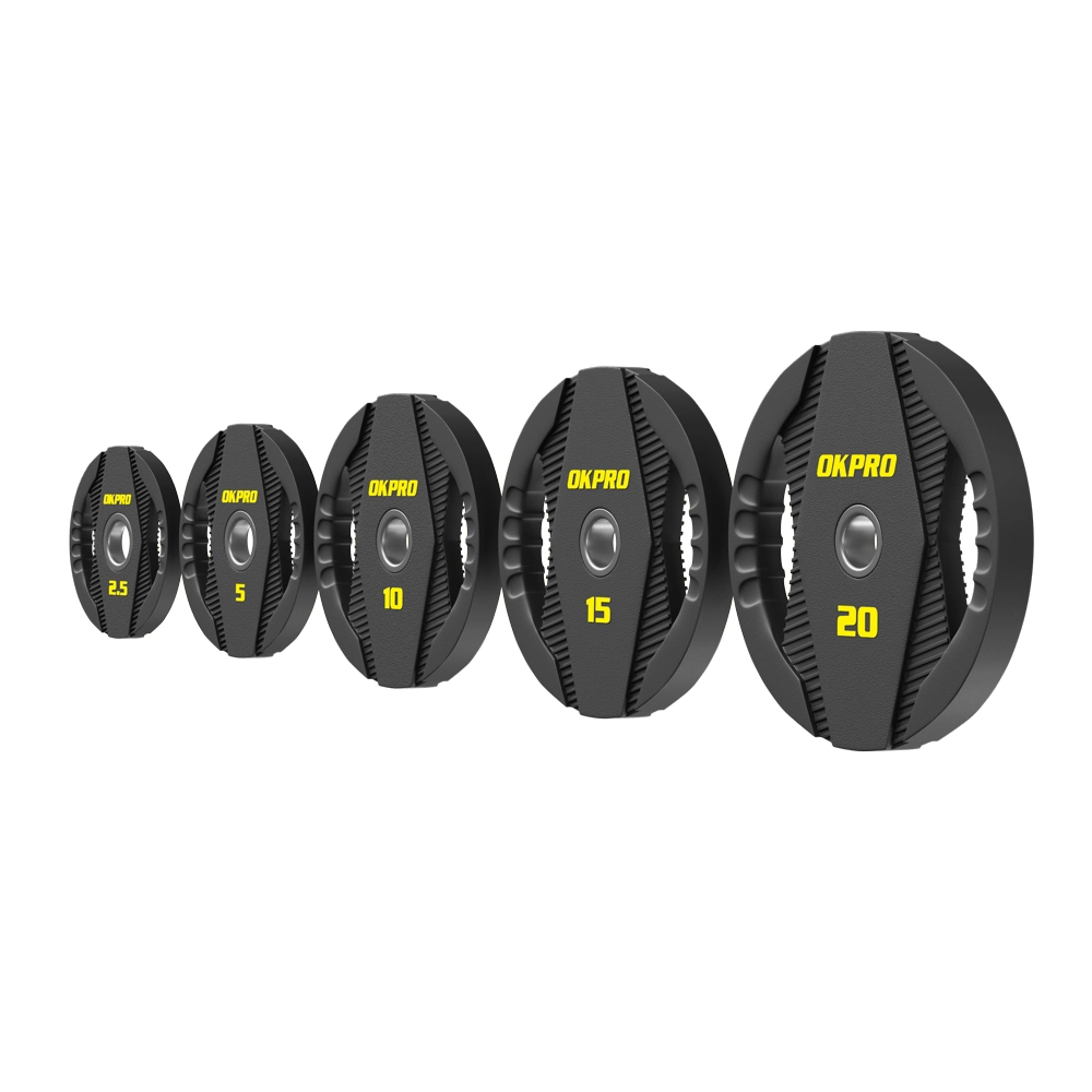 Gantere/Bare /Kettlebel - DISCURI OLIMPICE PROFESIONALE CU INEL DE OTEL 1,25 KG - 25 KG
