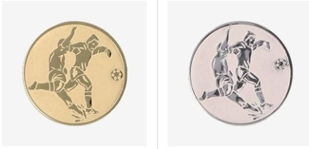 Cupe/Medalii - EMBLEMA MEDALIE FOTBAL 25MM