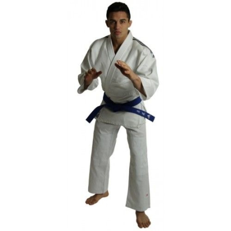 Kimono / Gi / Dobok Arte Martiale - Kimono Judo Adidas Club cu linii rosii