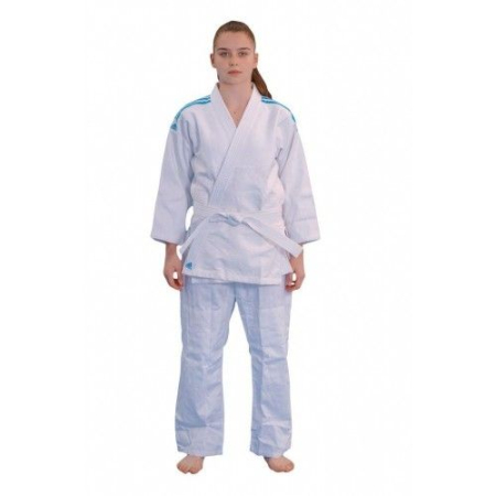 Kimono Judo/Aikido Adidas Club J350 cu linii albastre [1]