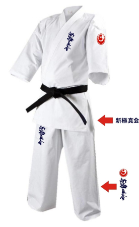 Kyokushin - KIMONO SHINKYOKUSHIN KARATE PROFESIONAL CU 5 BRODERII