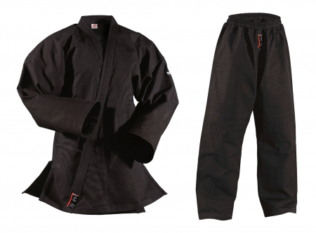 KIMONO NEGRU JU JUTSU/KRAV MAGA 14OZ DANRHO SHOGUN PLUS [3]