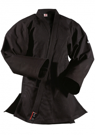 KIMONO NEGRU JU JUTSU/KRAV MAGA 14OZ DANRHO SHOGUN PLUS [1]