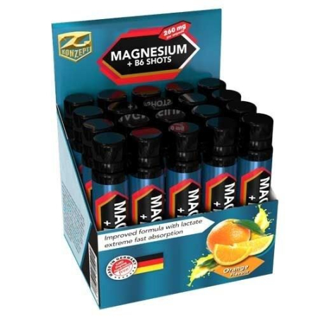 Proteine & Aminoacizi - MAGNEZIU LICHID + B6 SHOTS 20X26ML
