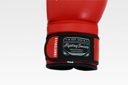 MANUSI BOX DIN PIELE ARMURA FANATICUS 4.0 ROSII [2]