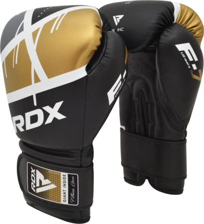 Manusi Box/Kickboxing - MANUSI BOX/SPARRING RDX EGO F7 BLACK/GOLD