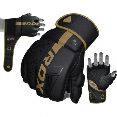 MANUSI MMA GRAPPLING RDX F7 MATTE GOLD [1]