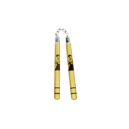 ArteMartiale/Karate/Kickboxing - NUNCHAKU DIN LEMN CU LANT BRUCE LEE