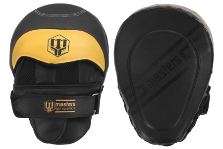 Palmare/Perne Antrenament/Manechini - PALMARE BOX ARTE MARTIALE SPORT MASTERS BLACK/YELLOW