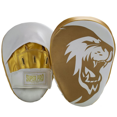 Palmare/Palete Box/Arte Martiale - PALMARE SUPERPRO ALB AURIU PU 26x19x6 cm