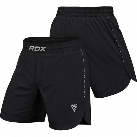Sorturi Kickboxing / MMA - PANTALONI MMA RDX T15 PERFECT BLACK