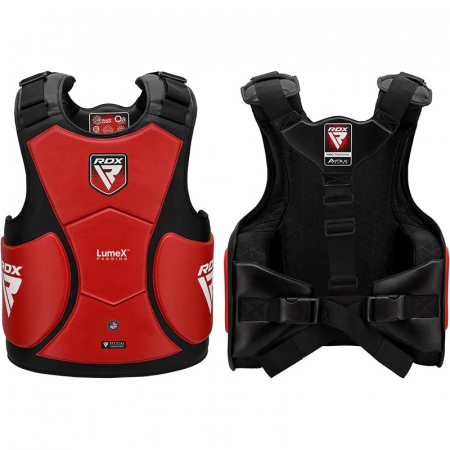 Echipament Antrenori - PIEPTAR ANTRENOR RDX T1 PRO BODY PORTECTOR RED