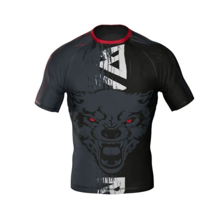 Echipament compresie - RASHGUARD MANECA SCURTA DBX BUSHIDO WOLF