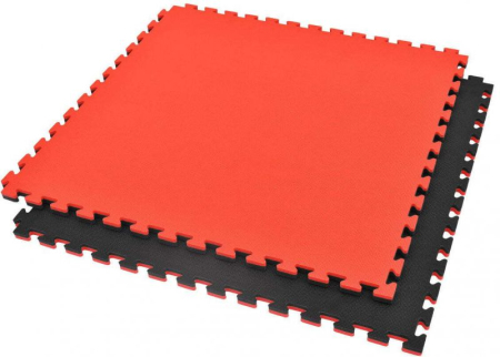 Suprafete de Lupta/Antrenament - SALTEA TATAMI 1MX1M NEGRU/ROSU 4CM