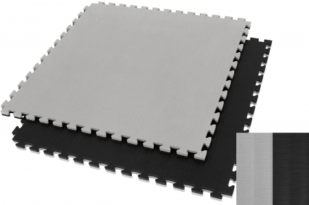 Suprafete de Lupta/Antrenament - SALTEA TATAMI PUZZLE ECO LINE 100X100X2CM NEGRU/GRI