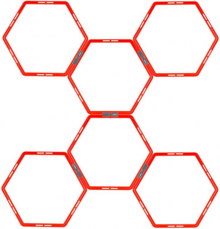 Suprafete de lupta/Dotari sala - SCARA ANTRENAMENT AGILITATE CU INELE HEXAGONALE AVENTO