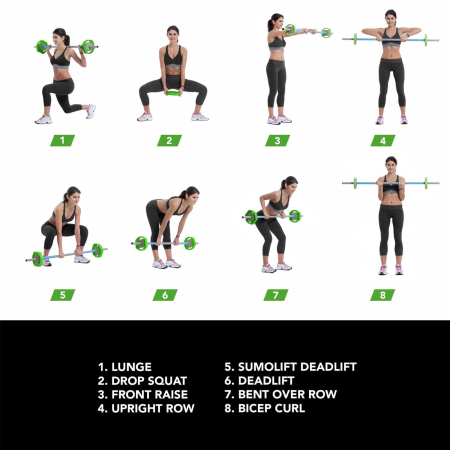 SET AEROBIC BODY PUMP 20 KG [3]