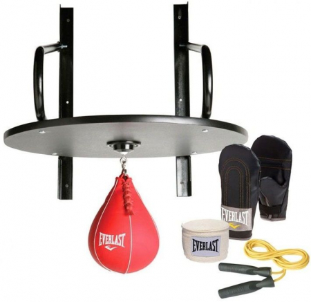 Saci Box/Kickboxing/Cardio - SET PLATFORMA EVERLAST SPEED BAG