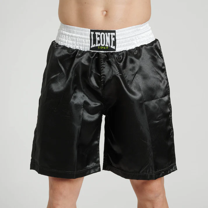 Echipament Box - SHORT BOX LEONE NEGRU ALB