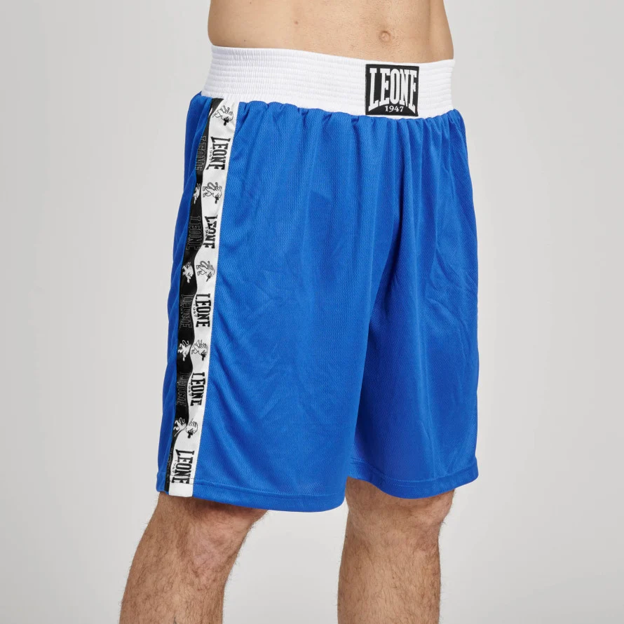 Grappling/MMA - SHORT DE BOX LEONE ICONIC ALBASTRU