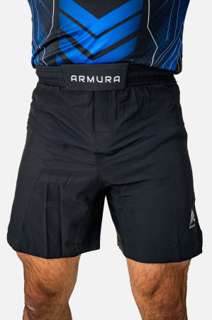 Imbracaminte sport - SHORT MMA KEMPO NEGRU PT JUNIORI