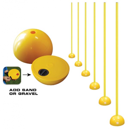 Accesorii pt Sport - STALP SLALOM PENTRU AGILITATE 150 X 2,5 CM