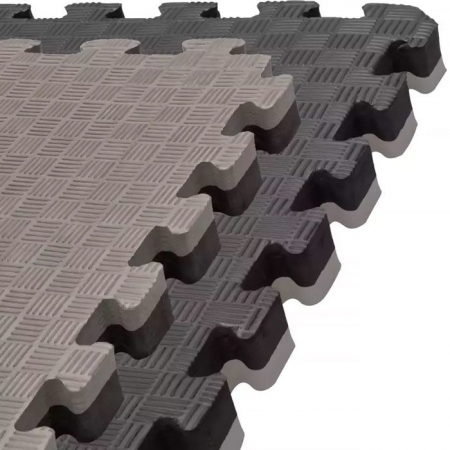 Suprafete de lupta/Dotari sala - TATAMI PUZZLE ARTE MARTIALE/KARATE NEGRU/GRI ANTRACIT 4 CM