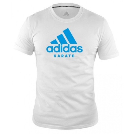 Imbracaminte sport - TRICOU ADIDAS KARATE ALB-ALBASTRU