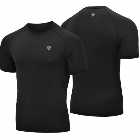 TRICOU COMPRESIE TIP RASHGUARD RDX T15 NEGRU [2]